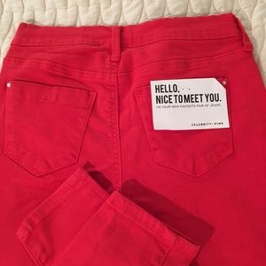 ❤️ NEW Fire Red “Celebrity Pink” Jeans